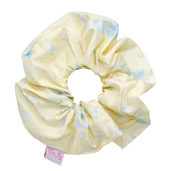 EMI JAY Floral Flower Print Scrunchie Set of 2 - Picture 3 of 9